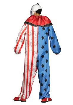 Fun World Evil Clown Men's Costume 5 Fun World Evil Clown Men's Costume -Disguise Store evil clown mens costume2