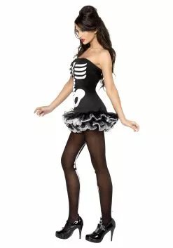 Smiffys Sexy Skeleton Costume For Women -Disguise Store fever skeleton costume image3