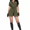Dreamgirl Fighter Pilot Costume For Women -Disguise Store fighter pilot womens costume