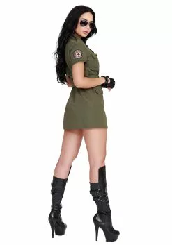 Dreamgirl Fighter Pilot Costume For Women -Disguise Store fighter pilot womens costume alt 1