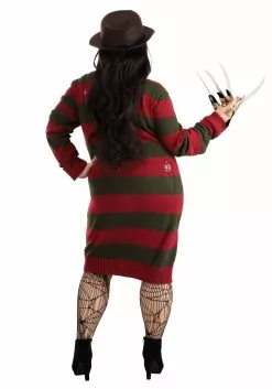 Jerry Leigh Plus Size Freddy Krueger Dress Costume -Disguise Store freddy krueger plus size dress costume alt 4