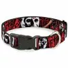 Buckle-Down Jason Friday The 13th Blood Splatter Pet Collar -Disguise Store friday the 13th jason mask axe blood splatter plas
