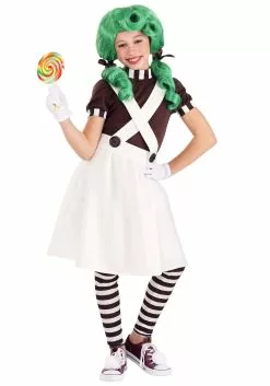 Armada Chocolate Factory Worker Costume For Girls
