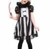 Fun Costumes Girl's Dark Circus Clown Costume -Disguise Store girls dark circus clown costume1