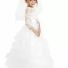 Dress Up America Girls Dress Up Bride Costume -Disguise Store girls dreamy bride costume