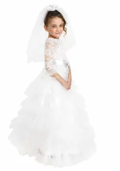Dress Up America Girls Dress Up Bride Costume