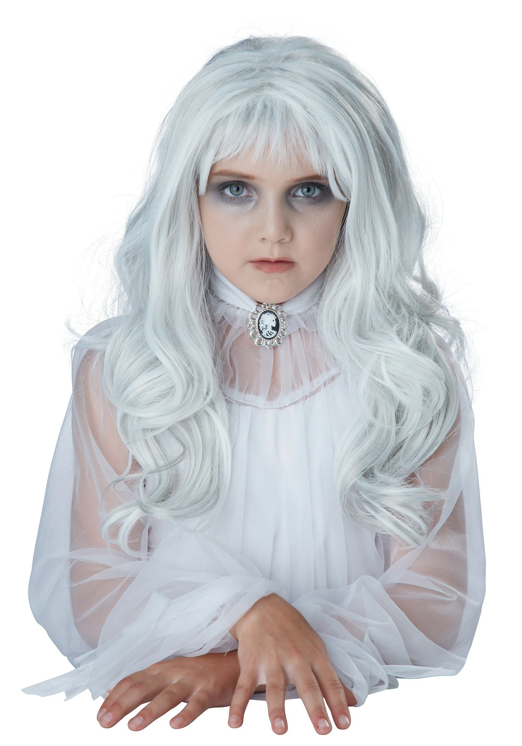 California Costume Collection Girls Ghost Wig 3 California Costume Collection Girls Ghost Wig