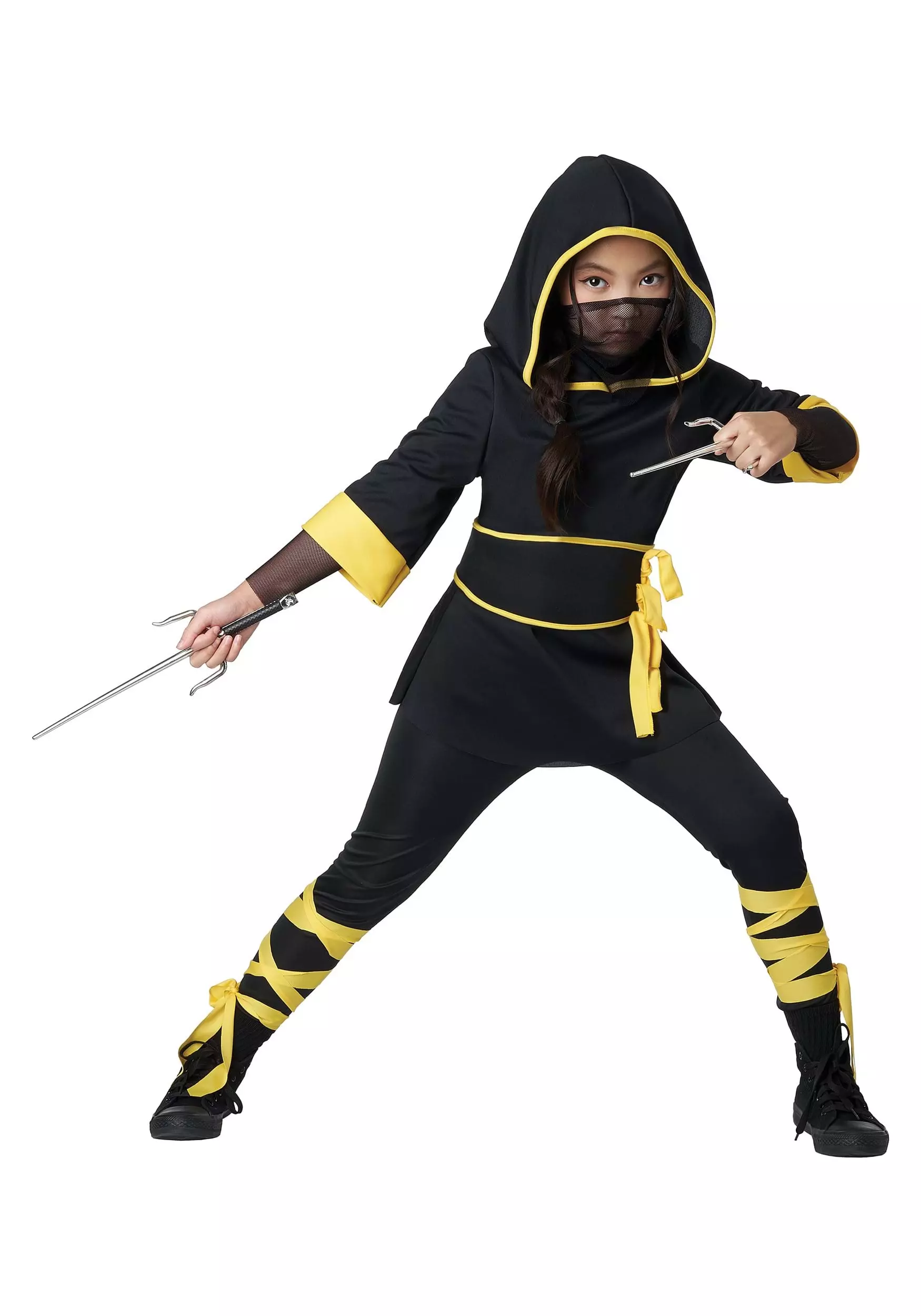 California Costume Collection Lightning Ninja Costume For Girls 3 California Costume Collection Lightning Ninja Costume For Girls