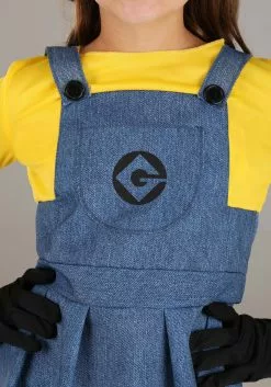 Jerry Leigh Minion Costume For Girls -Disguise Store girls minion costume alt 3