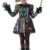 California Costume Collection Neon Nightmare Clown Costume For Girls -Disguise Store girls neon nightmare clown costume
