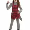 Fun Costumes Plaid Werewolf Costume For Girls -Disguise Store girls plaid werewolf costume