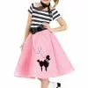 Fun World Girl's Poodle Skirt Dress Costume -Disguise Store girls poodle skirt dress