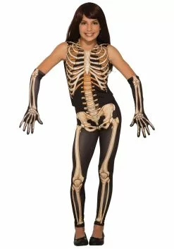 Forum Novelties, Inc Pretty Bones Skeleton Costume For Girls