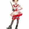 Seeing Red Scary Clown Costume For Girls -Disguise Store girls scary clown costume