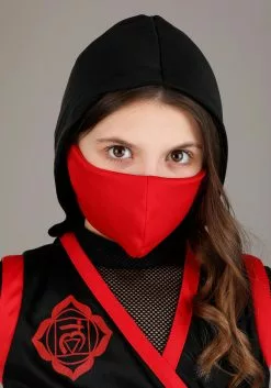 Fun Costumes Girl's Stealth Ninja Costume -Disguise Store girls stealth ninja costume alt 3