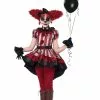 California Costume Collection Girl's Wicked Clown Costume -Disguise Store girls wicked clown costume