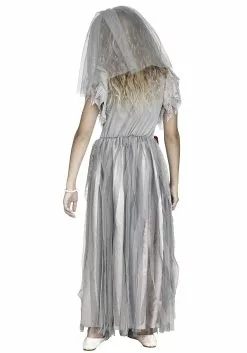 Fun World Zombie Bride Costume For Girls -Disguise Store girls zombie bride costume alt 1