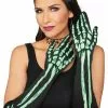 Seasons (HK) Ltd. Elbow Length Glow In The Dark Skeleton Gloves 2 Seasons (HK) Ltd. Elbow Length Glow In The Dark Skeleton Gloves -Disguise Store glow in the dark skeleton gloves