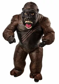 Rubies Costume Co. Inc Godzilla VS Kong Adult King Kong Inflatable Costume Vinyl Figure 8 Rubies Costume Co. Inc Godzilla VS Kong Adult King Kong Inflatable Costume Vinyl Figure -Disguise Store godzilla vs kong king kong inflatable adult costume a2