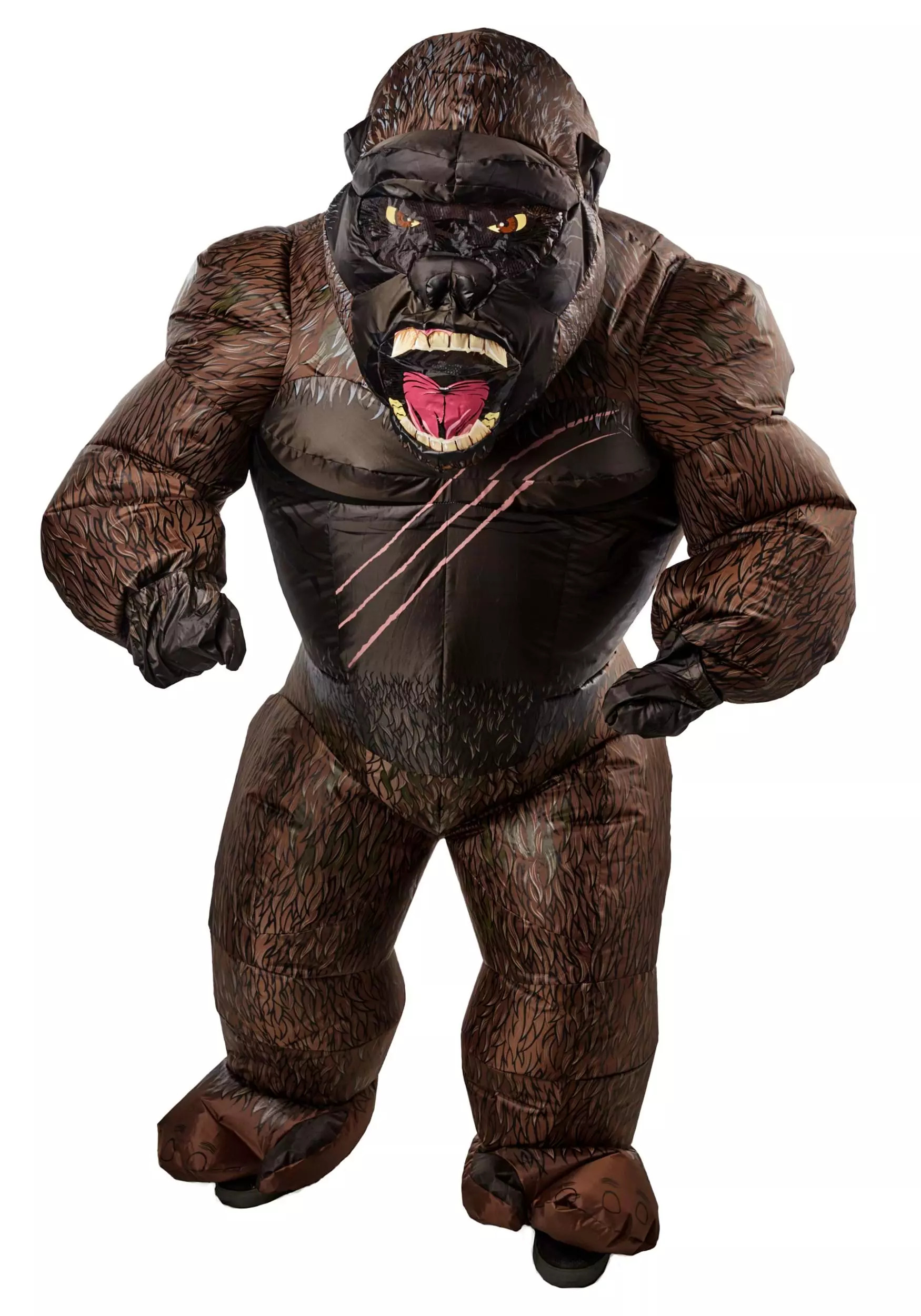 Rubies Costume Co. Inc Godzilla VS Kong Adult King Kong Inflatable Costume Vinyl Figure 5 Rubies Costume Co. Inc Godzilla VS Kong Adult King Kong Inflatable Costume Vinyl Figure - Image 3
