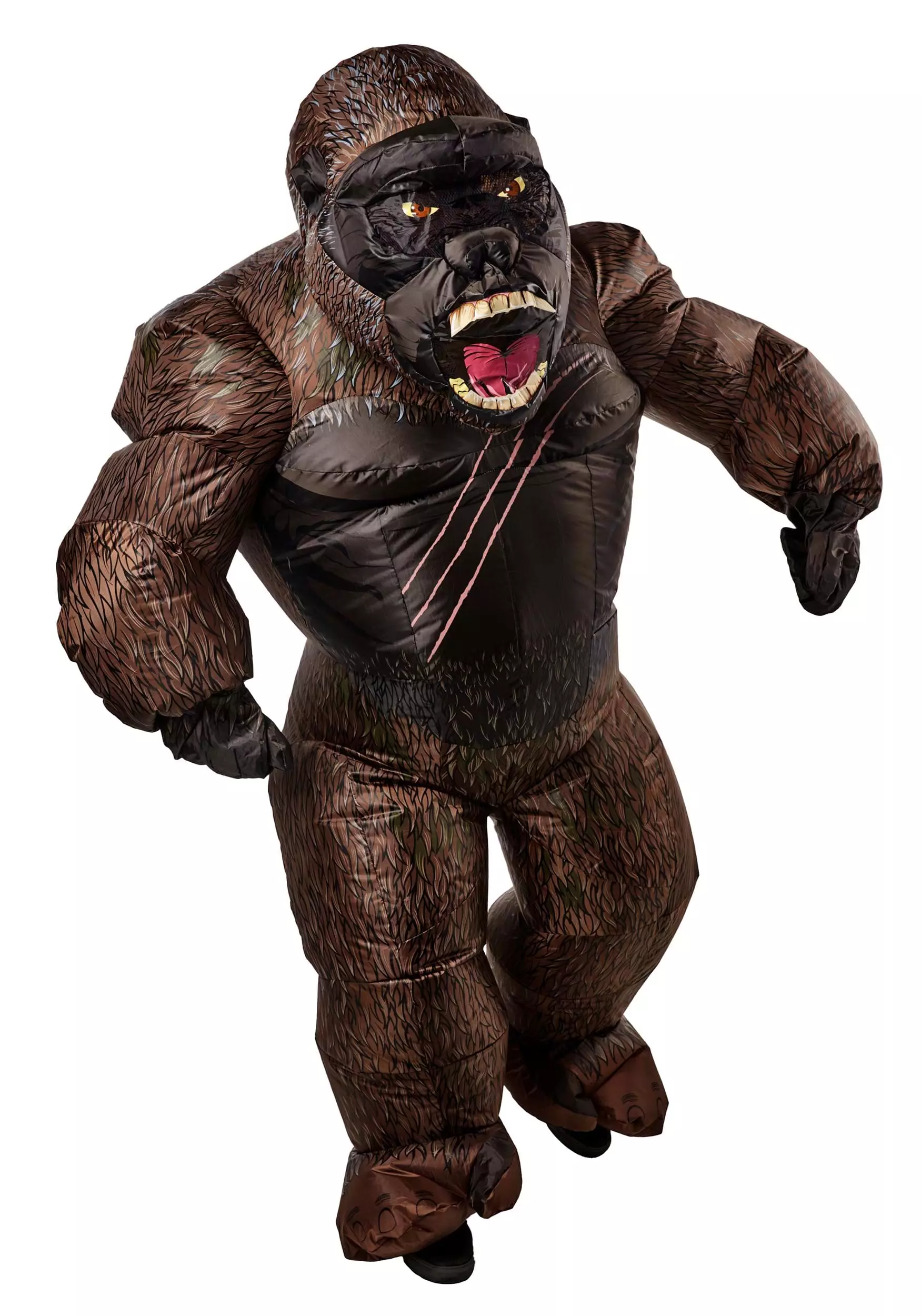 Rubies Costume Co. Inc Godzilla VS Kong Adult King Kong Inflatable Costume Vinyl Figure 3 Rubies Costume Co. Inc Godzilla VS Kong Adult King Kong Inflatable Costume Vinyl Figure