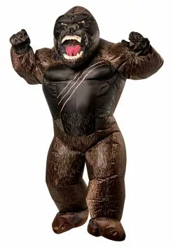 Rubies Costume Co. Inc Godzilla VS Kong Kid's King Kong Inflatable Costume -Disguise Store godzilla vs kong king kong inflatable kids costume a2