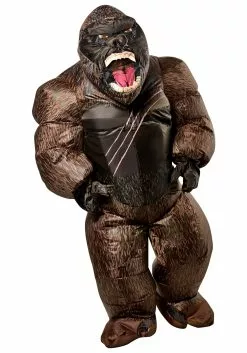 Rubies Costume Co. Inc Godzilla VS Kong Kid's King Kong Inflatable Costume -Disguise Store godzilla vs kong king kong inflatable kids costume a3