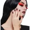 Smiffys Gothic Red & Black Eyelash And Nail Set 2 Smiffys Gothic Red & Black Eyelash And Nail Set -Disguise Store gothic red black eyelash nail set