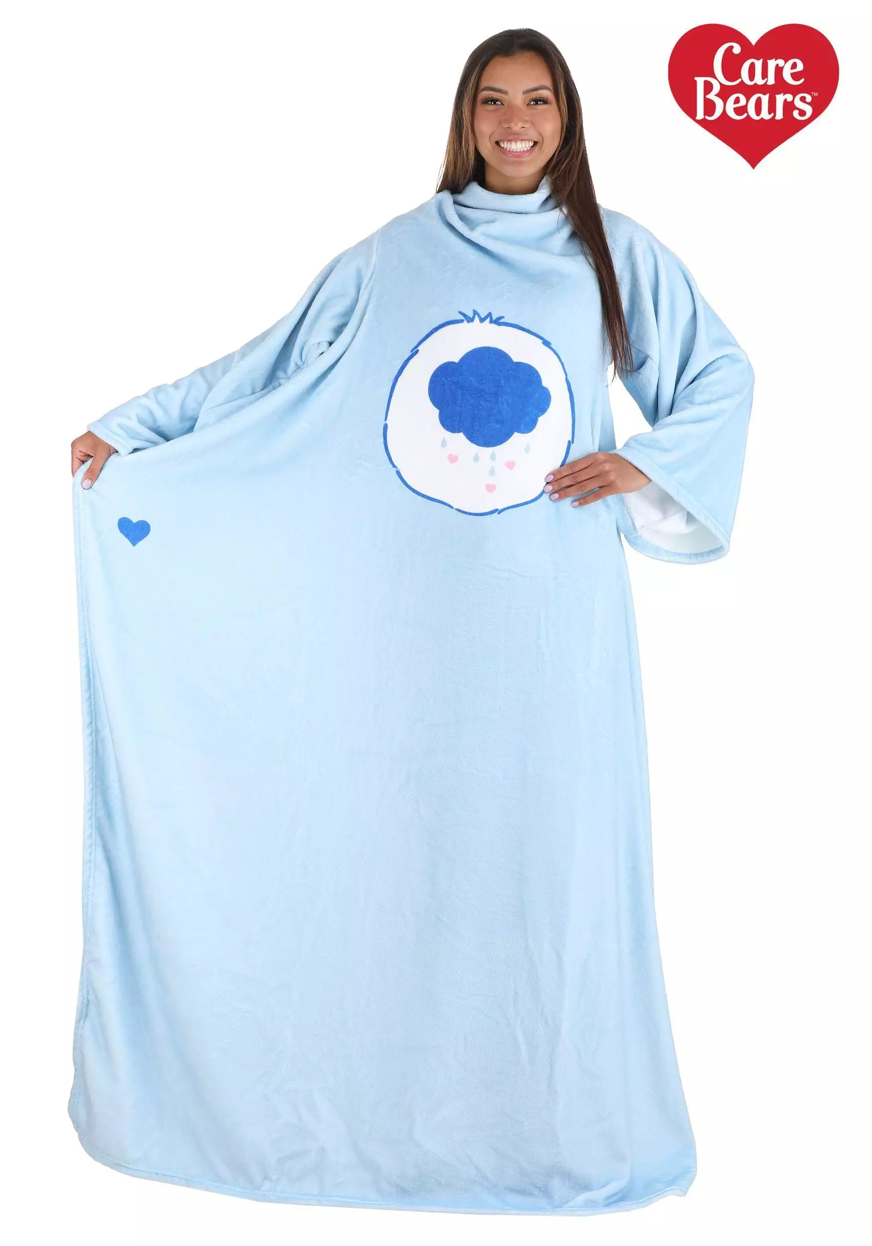 Hangzhou Lemon Garments Grumpy Bear Wearable Throw Blanket For Adults 3 Hangzhou Lemon Garments Grumpy Bear Wearable Throw Blanket For Adults