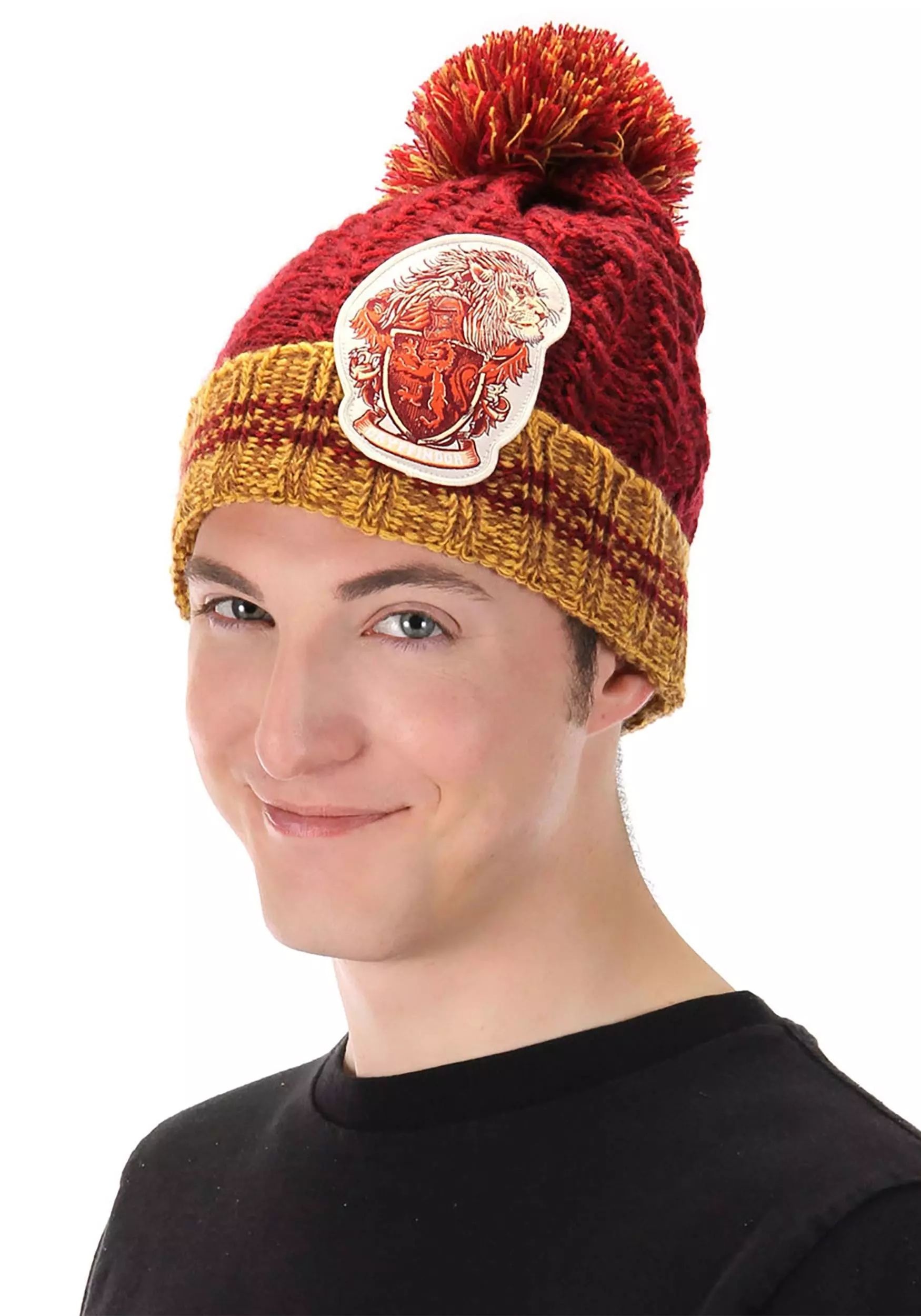 Elope Heathered Pom Beanie Gryffindor 4 Elope Heathered Pom Beanie Gryffindor - Image 2