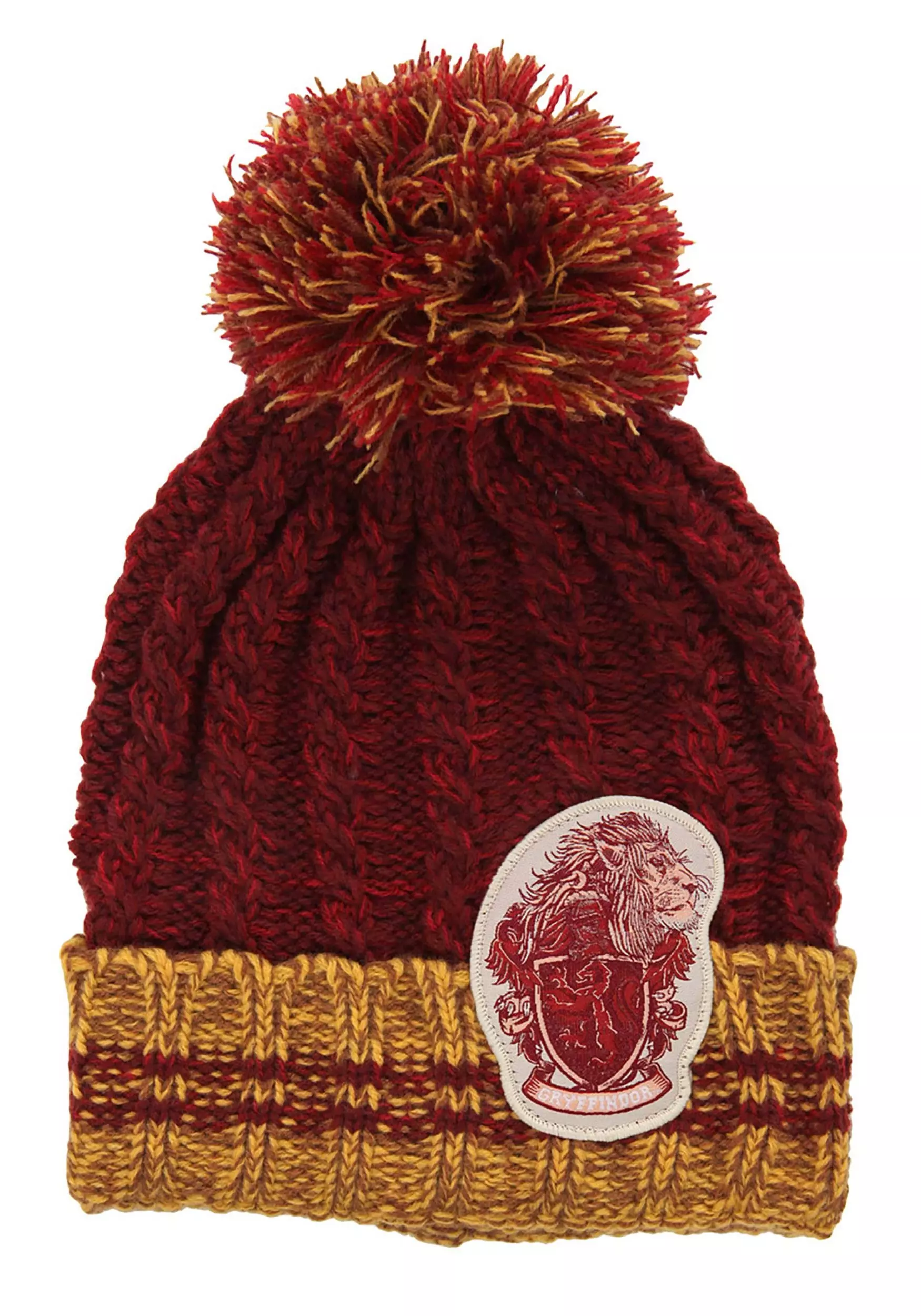 Elope Heathered Pom Beanie Gryffindor 6 Elope Heathered Pom Beanie Gryffindor - Image 4