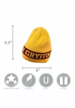 Elope Gryffindor Reversible Warm Knit Beanie -Disguise Store gryffindor reversible knit beanie alt 2