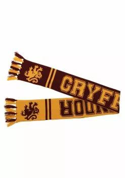 Elope Gryffindor Reversible Winter Knit Scarf 8 Elope Gryffindor Reversible Winter Knit Scarf -Disguise Store gryffindor reversible knit scarf alt 2
