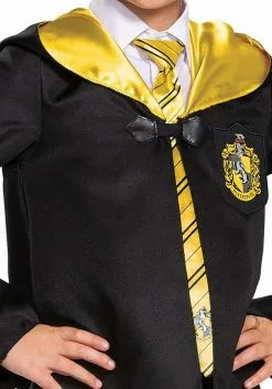 Disguise Harry Potter Classic Hufflepuff Robe Costume For Kids -Disguise Store harry potter child classic hufflepuff robe costume alt 2