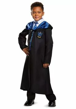 Disguise Harry Potter Classic Ravenclaw Robe Costume For Kids -Disguise Store harry potter child classic ravenclaw robe costume alt 4