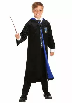 Jerry Leigh Kids Harry Potter Deluxe Ravenclaw Robe Costume -Disguise Store harry potter child deluxe ravenclaw robe alt1