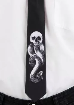 Elope Death Eater Harry Potter Necktie 7 Elope Death Eater Harry Potter Necktie -Disguise Store harry potter death eater necktie alt 2
