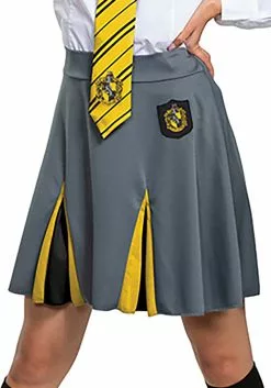 Disguise Harry Potter: Hufflepuff Adult Skirt -Disguise Store harry potter hufflepuff skirt for adults alt 2 upd