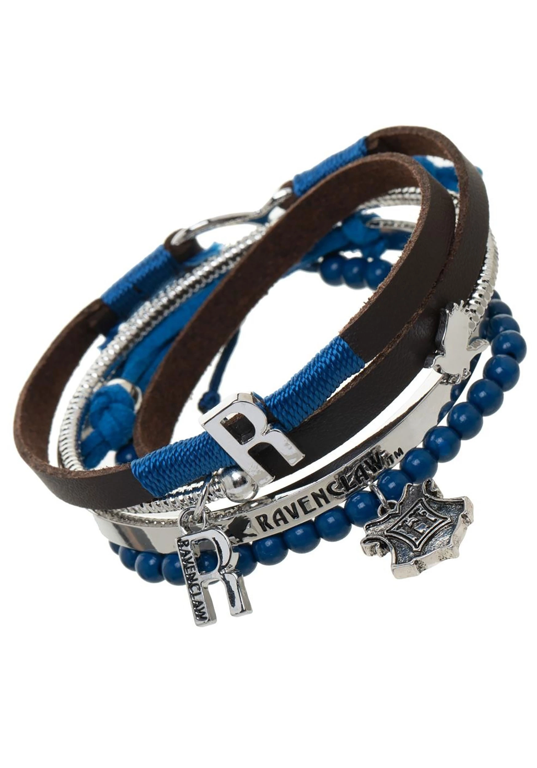 Bioworld Merchandising / Independent Sales Ravenclaw Harry Potter Arm Party Bracelet Set 3 Bioworld Merchandising / Independent Sales Ravenclaw Harry Potter Arm Party Bracelet Set