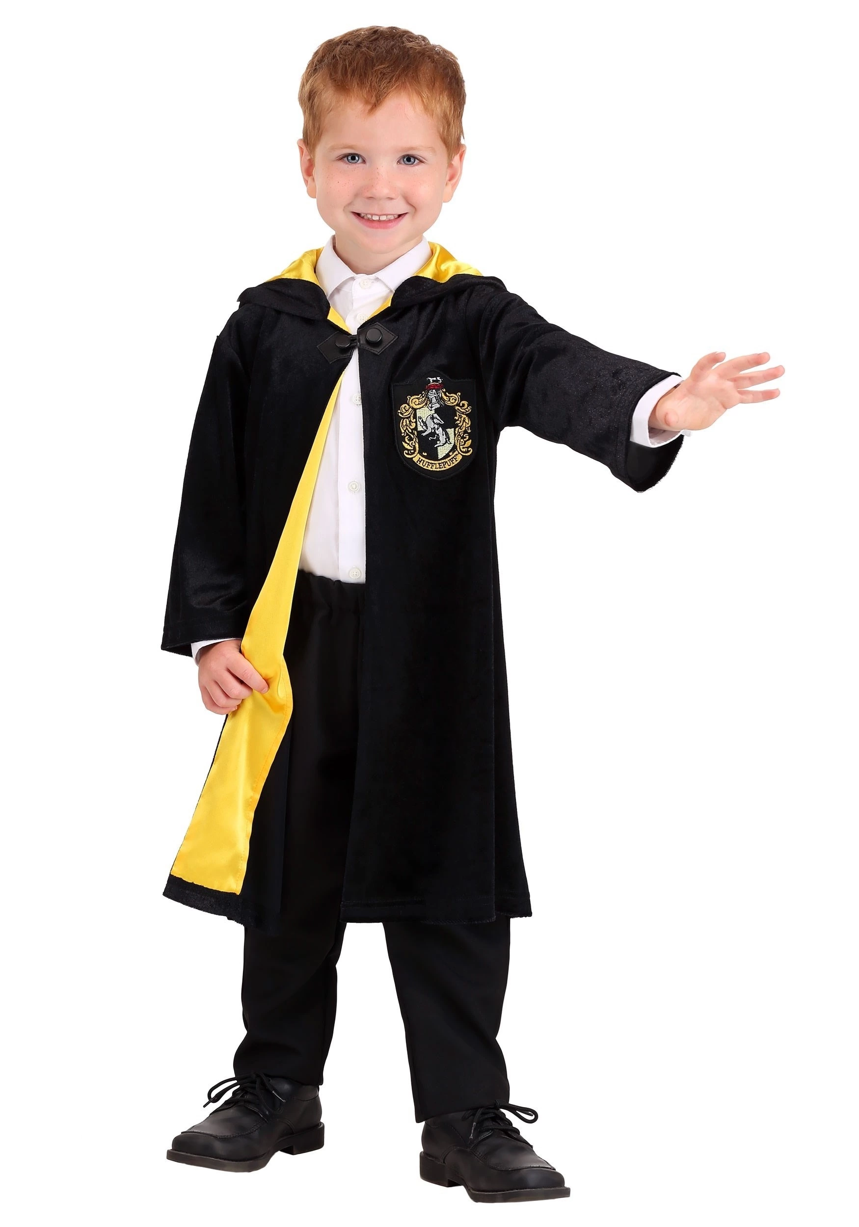 Jerry Leigh Kids Harry Potter Deluxe Hufflepuff Robe Costume 7 Jerry Leigh Kids Harry Potter Deluxe Hufflepuff Robe Costume - Image 5