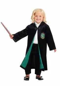 Disguise Store 4 Jerry Leigh Kids Harry Potter Deluxe Slytherin Robe Costume