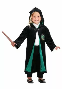 Disguise Store -Disguise Store harry potter toddler deluxe slytherin robe alt 1