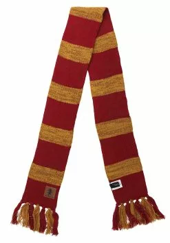 Elope Harry Potter Vintage Hogwarts Gryffindor Scarf 10 Elope Harry Potter Vintage Hogwarts Gryffindor Scarf -Disguise Store harry potter vintage hogwarts gryffindor scarf alt 2