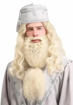 Partytime Costume & Lingerie (Yiwu) Factory Adult Headmaster Wizard Wig And Beard