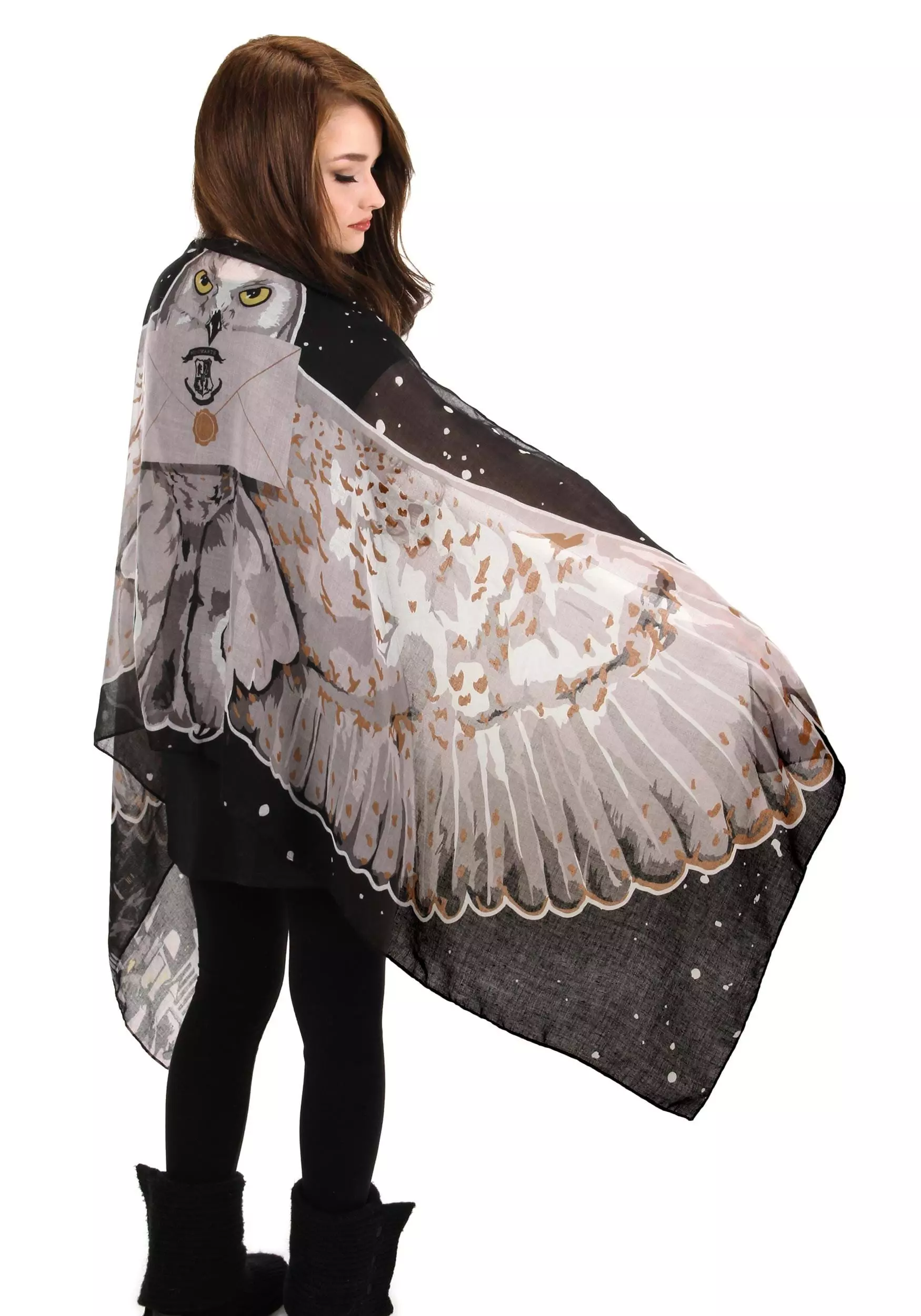 Elope Harry Potter Hedwig Wing Scarf 4 Elope Harry Potter Hedwig Wing Scarf - Image 2