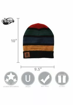 Elope Heathered Knit Costume Beanie Hogwarts -Disguise Store hogwarts heathered knit beanie alt 4