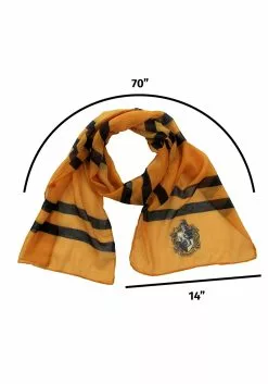 Elope Hogwarts Hufflepuff Lightweight Scarf -Disguise Store hufflepuff lightweight scarf alt 2