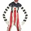 AMSCAN Illusion Long Arm Creepy Clown Costume 2 AMSCAN Illusion Long Arm Creepy Clown Costume -Disguise Store illusion long arm creepy clown boy