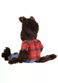 Fun Costumes Brown Werewolf Costume For Infants -Disguise Store infant brown werewolf costume alt 2