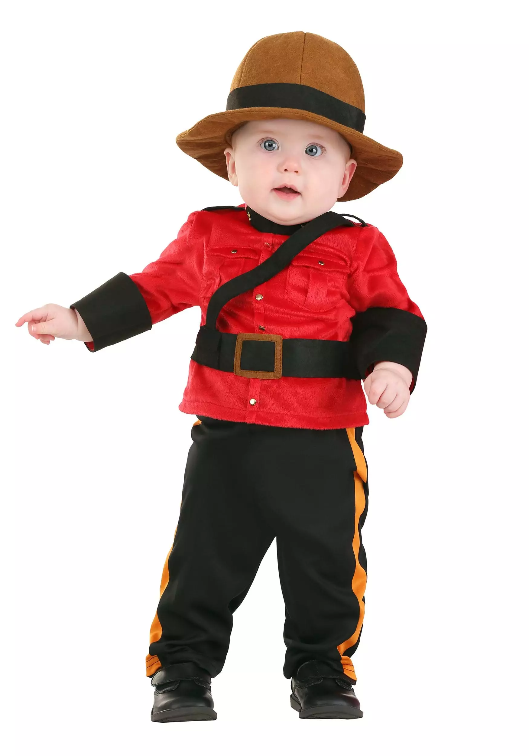 Fun Costumes Canadian Mountie Costume For Infants 5 Fun Costumes Canadian Mountie Costume For Infants - Image 3